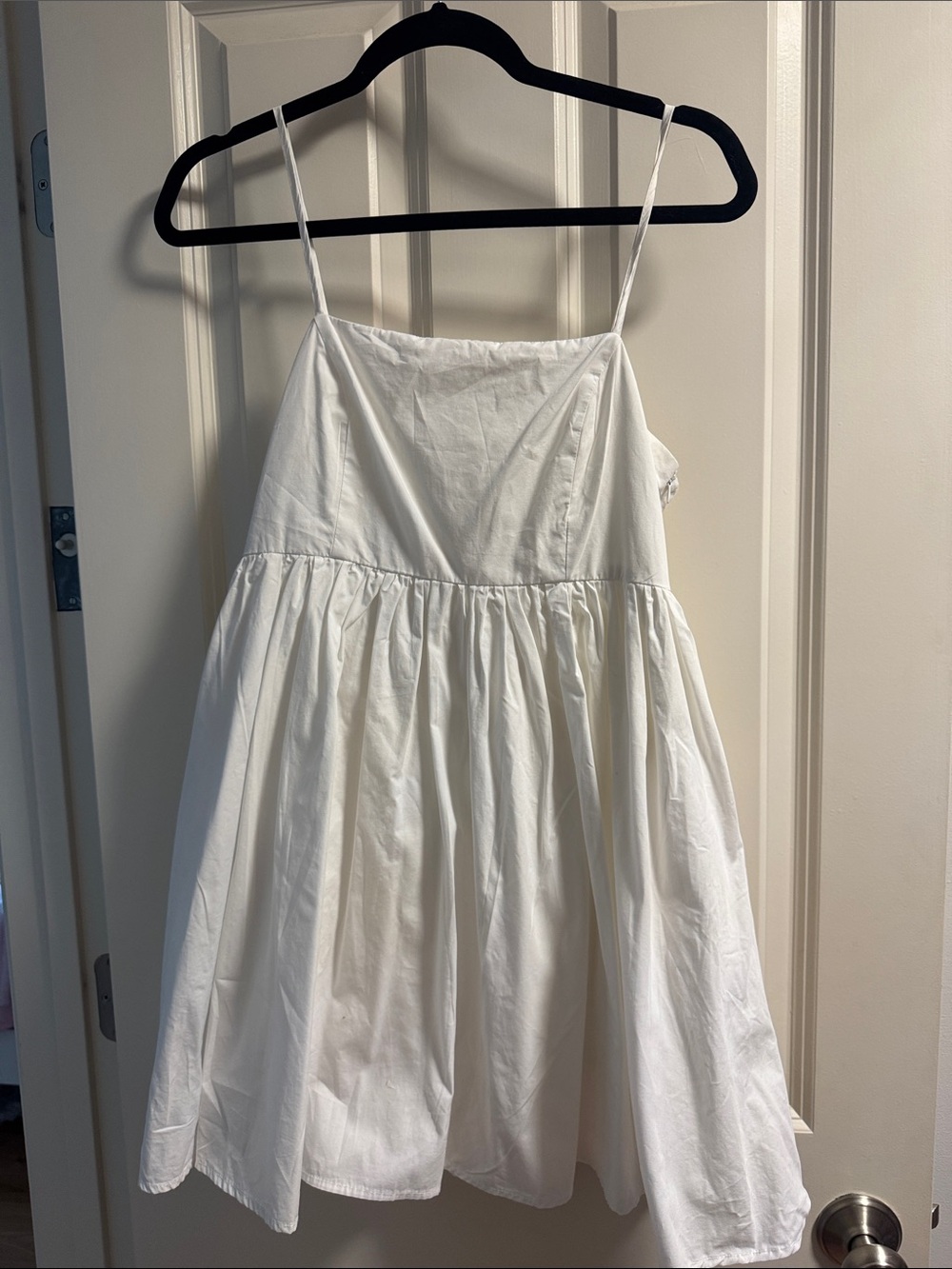 TCEC White Spaghetti-Strap Sundress